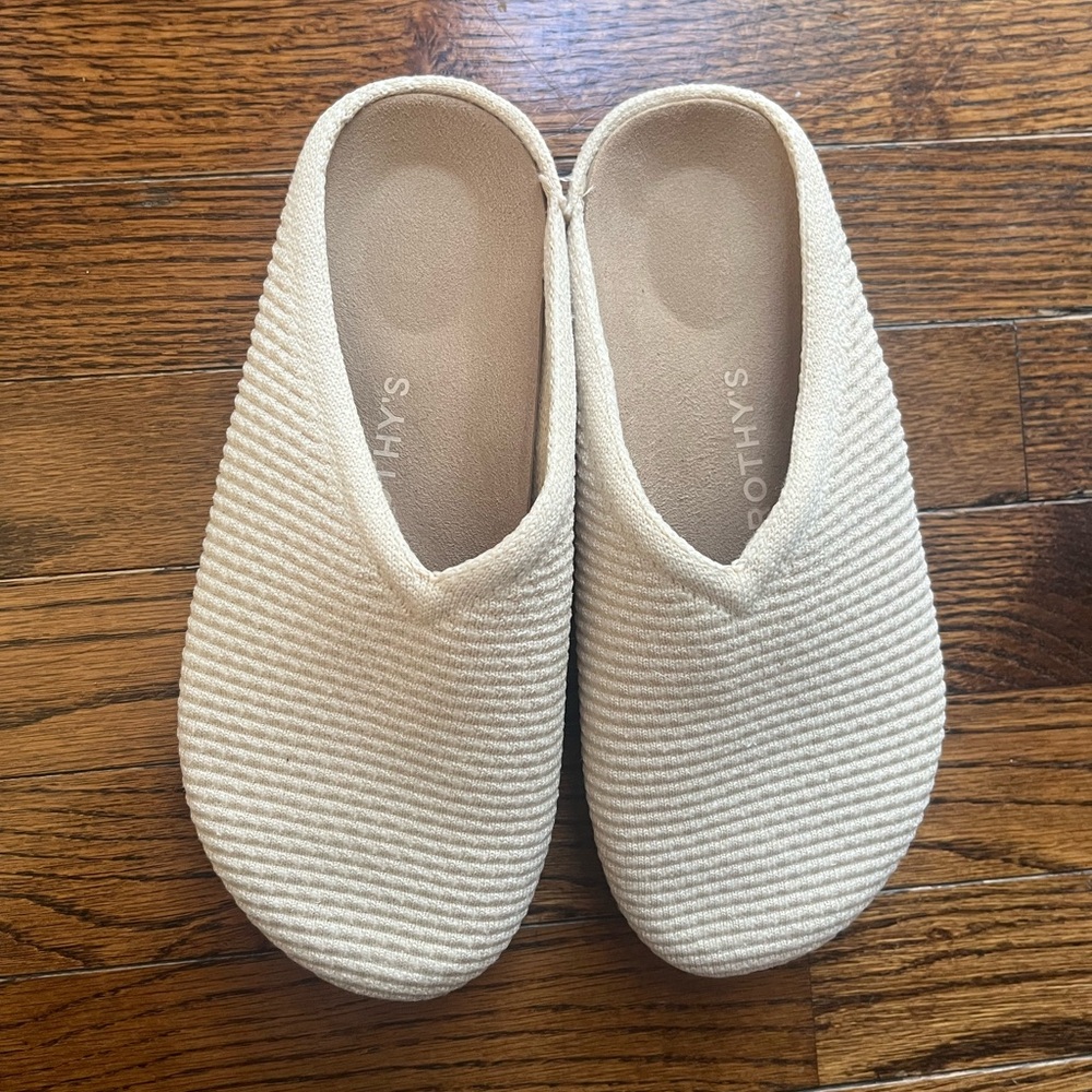 Rothy's The Hemp Casual Clog Coconut Size 6